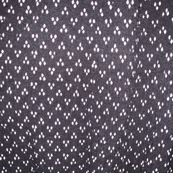Black & White Print Summer Dress Ties at Waist Pockets A.N.A. Size XL - Picture 6 of 8
